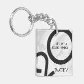 白年の誕生日 キーホルダー (正面左)