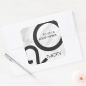 白年の誕生日 スクエアシール (封筒)