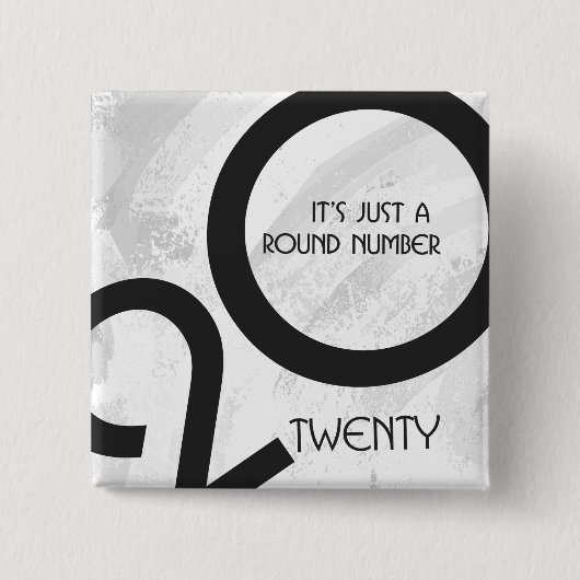 白年の誕生日 缶バッジ (正面)