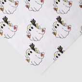 白幽霊と黒猫ホワイトハロウィン 薄葉紙 (詳細)