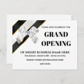 白弓黒リボングランドオープンVIPゲスト 案内ポストカード (正面/裏面)