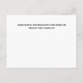 白弓黒リボングランドオープンVIPゲスト 案内ポストカード (裏面)