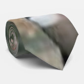 白後につかれたシカの木びき台 ネクタイ (ロール)