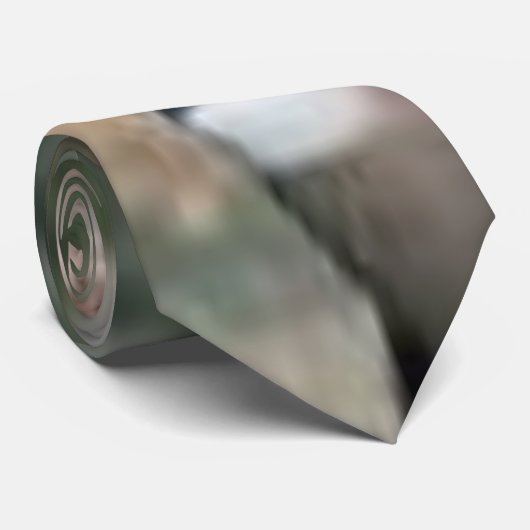 白後につかれたシカの木びき台 ネクタイ (ロール)