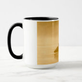 白後につかれたシカのcrossing湖 マグカップ (左)