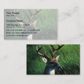 白後につかれた木びき台 名刺 (正面/裏面)