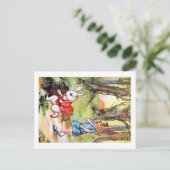 白後を追いうさぎが不思議の国へ ポストカード (スタンド正面)