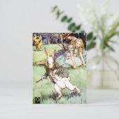 白後を追いうさぎが不思議の国へ ポストカード (スタンド正面)