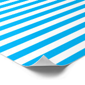 白後を追うさぎタイポグラフィポスター ポスター (角)