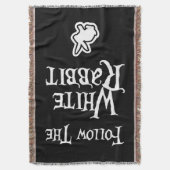 白後を追うさぎ スローブランケット (正面縦)