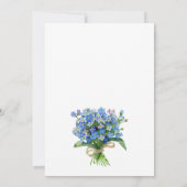 白忘れの結婚式招待状ではない 招待状 (裏面)