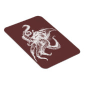 白怒いかが背景を選ぶ マグネット (右側)