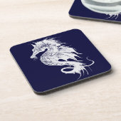 白怒いシー・ホース コースター (左側)