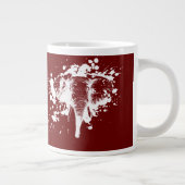 白怒い象 ジャンボコーヒーマグカップ (右)