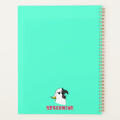 白怒おもしろい鸚鵡の文字 プランナー手帳 (裏面)