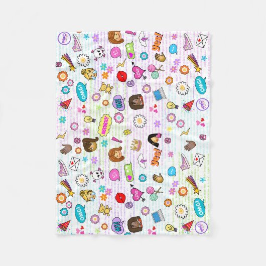 白恋しく思地の王子フリースブランケット フリースブランケット (正面)