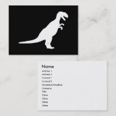 白恐竜 名刺 (正面/裏面)