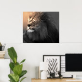 白感じい光 ポスター (ホームオフィス)