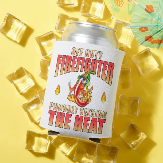 白手描きチリ親指アップキャラクター 缶クーラー (インサイチュ 夏)