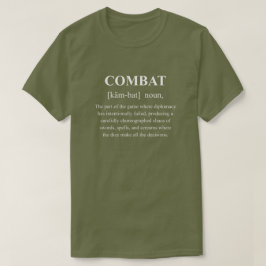 白抜きテキストのコミカルなRPGの定義 ゲーム Tシャツ
