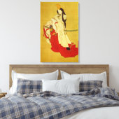 白拍子日本のファインアート キャンバスプリント (インサイチュ (寝室))