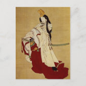 白拍子日本のファインアート ポストカード (正面)