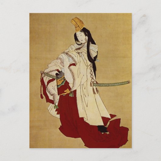 白拍子日本のファインアート ポストカード (正面)