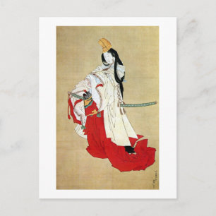 白拍子、北斎白拍子、北斎、浮世絵 ポストカード