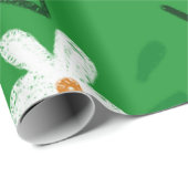 白描花文花文華道絵柄 ラッピングペーパー (ロールコーナー)