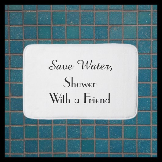 白救水おもしろい立風呂マット バスマット