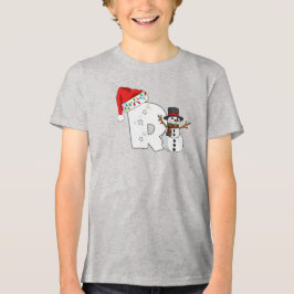白文字rクリスマスギフト トライブレンドTシャツ