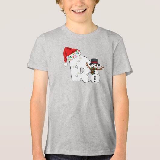 白文字rクリスマスギフト トライブレンドTシャツ (正面)