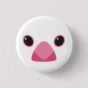 白文鳥-Java sparrow(white) 缶バッジ