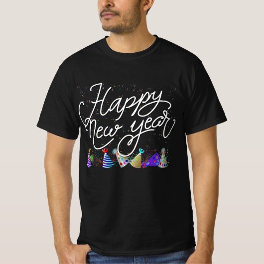 白新年のパーティー Tシャツ (正面)