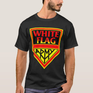 白旗の軍隊のカスタマイズ可能なワイシャツ! Tシャツ