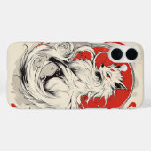 白日本の狐 Case-Mate iPhoneケース (裏面 (横))