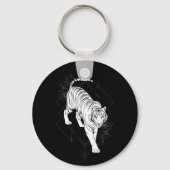 白日本の虎の芸術 キーホルダー (裏面)