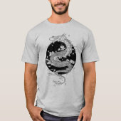 白日本の龍 Tシャツ (正面)