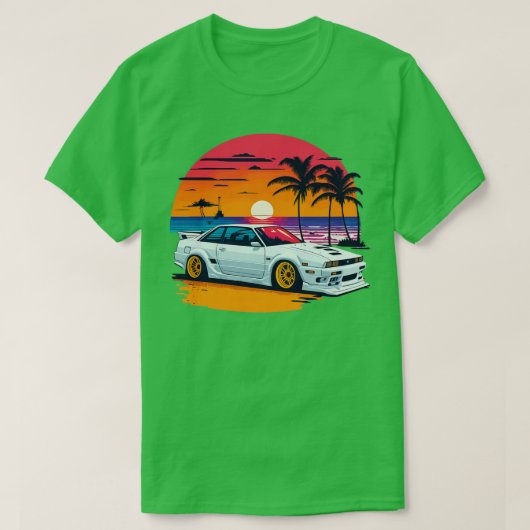 白日産スカイラインゲート Tシャツ (デザイン正面)