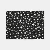 白星黒 フリースブランケット (正面(横))