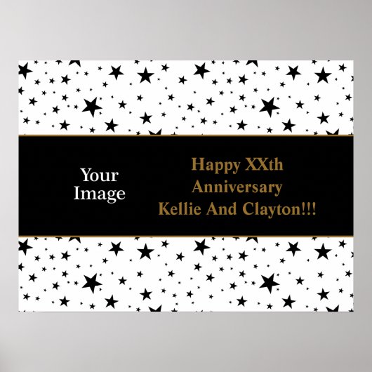 白星/黒星（メッセージ/写真記念日） ポスター (正面)