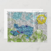 白昼夢を見る犬 ポストカード (正面/裏面)