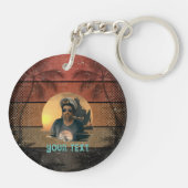 白昼夢クール猫のトロピカルエスケープ キーホルダー (裏面)