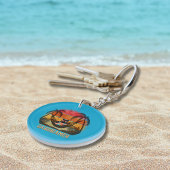 白昼夢クール猫のトロピカルエスケープ キーホルダー