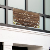 「白書緑」が我々の結婚歓迎 横断幕 (ビルの外側)