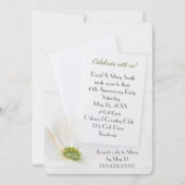 白木のパーティーコスモス45周年記念 招待状 (正面)