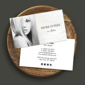 白木サロン写真フォトカード 名刺