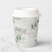 白木ユーカリ結婚の葉 紙コップ (右)