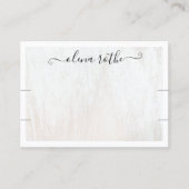 白木二腕時計表示呼出しカード コーリングカード (正面)