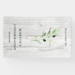 白木十字確認用バナー 横断幕